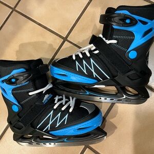 Lake Placid Boys' Monarch Adjustable Ice Skates